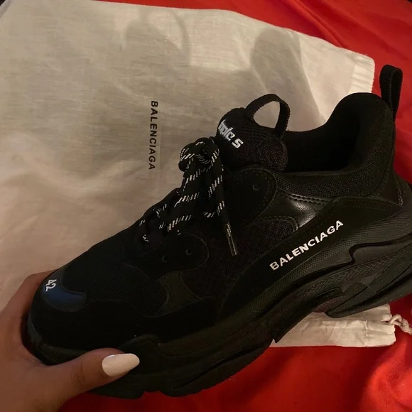 Balenciaga Triple S Sneaker in Black
